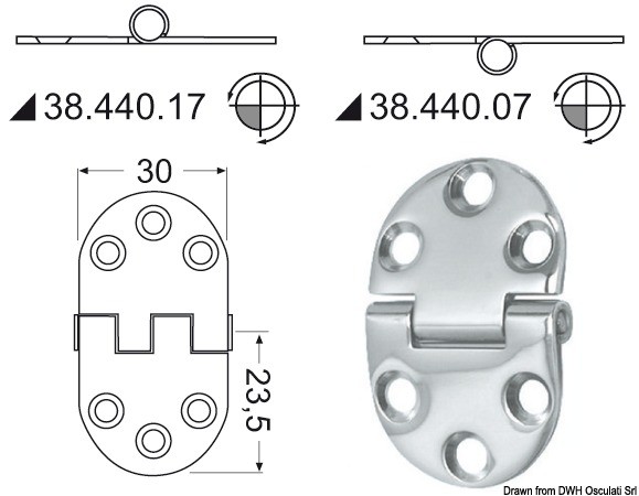 Scharniere 2mm (19574)