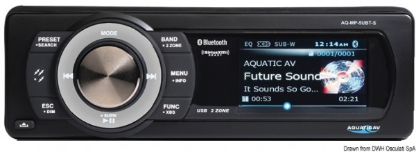 AQ-MP-5UBT-S watertight tuner AQUATIC AV