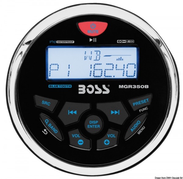 BOSS FM/AM/Bluetooth/USB/MP3 radio for dashboard