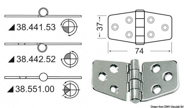 Scharniere 2mm